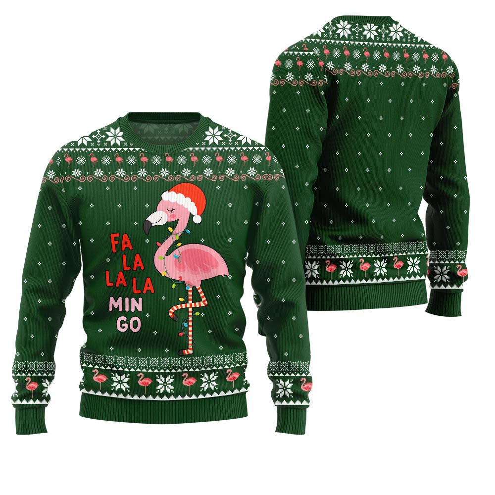 Fa La La La Mingo Flamingo Christmas Sweater Holiday Merch That Makes a Perfect Christmas Gift