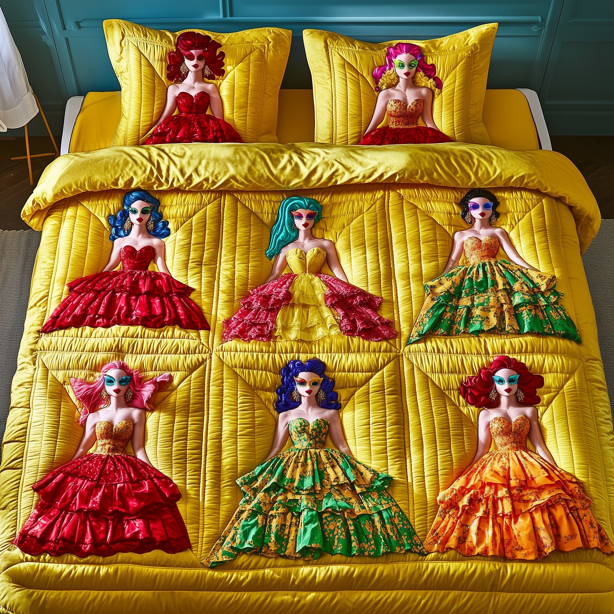 Fabulous Divas Quilted Bedding Set Duvet Cover Bedspread Meaningful Sympathy Gifts