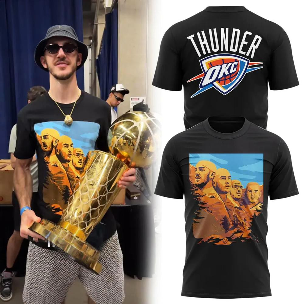 Face Alex Caruso Mt Rushmore Parade OKC Special Edition T-Shirt Gifts For Basketball Fan