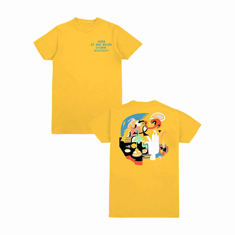 Faces Mac Miller T-Shirt Rap Music Concert Tee Mac Miller Lover Gift For Friends