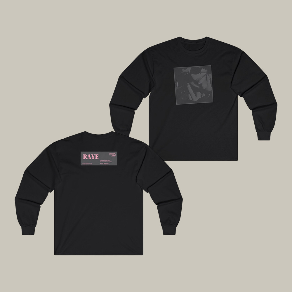 Facetune & Ring Lights Festival Raye Long Sleeve Shirt Music Apparel Present Idea For Raye Fans