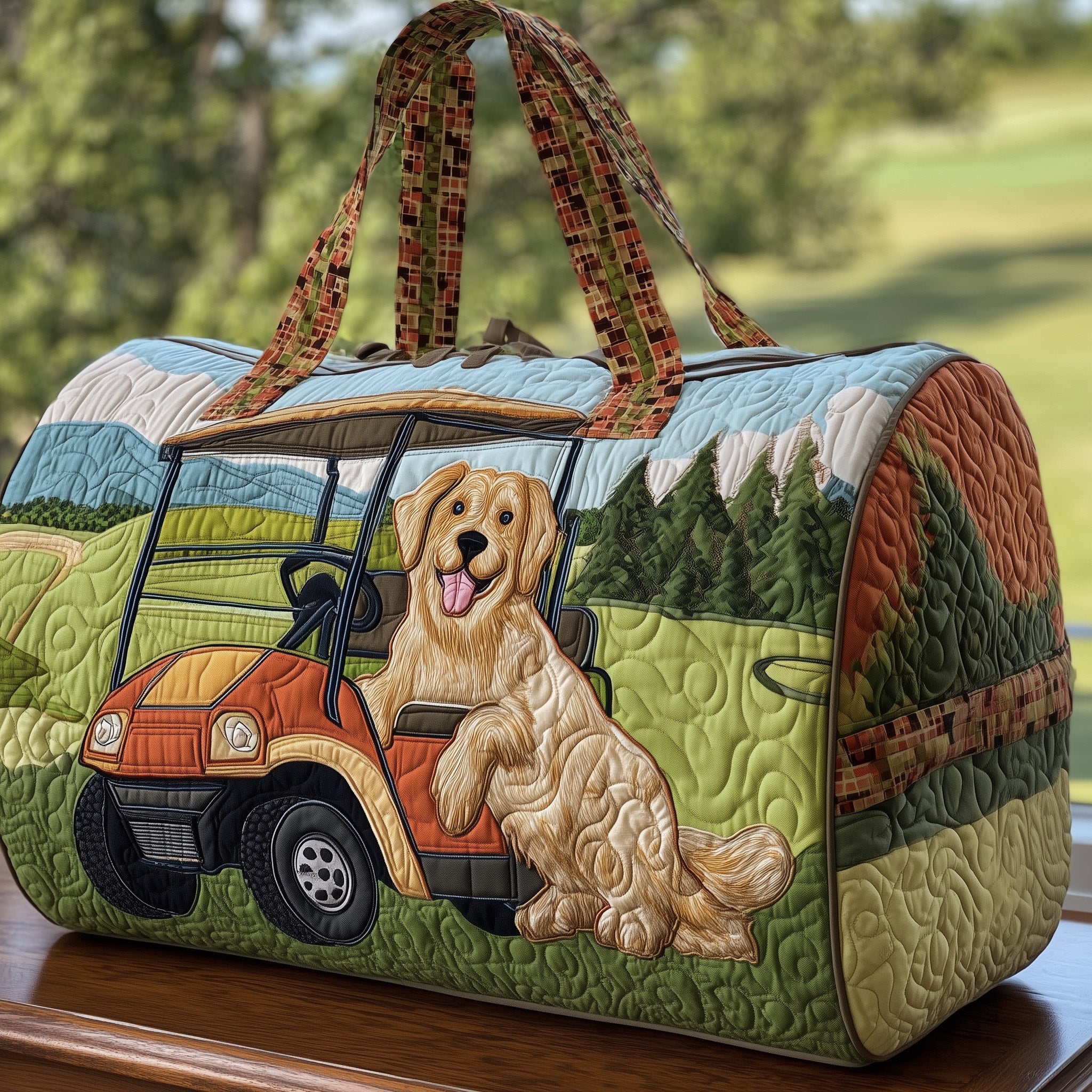 Fairway Dream Quilted Duffle Bag Back To School Essential