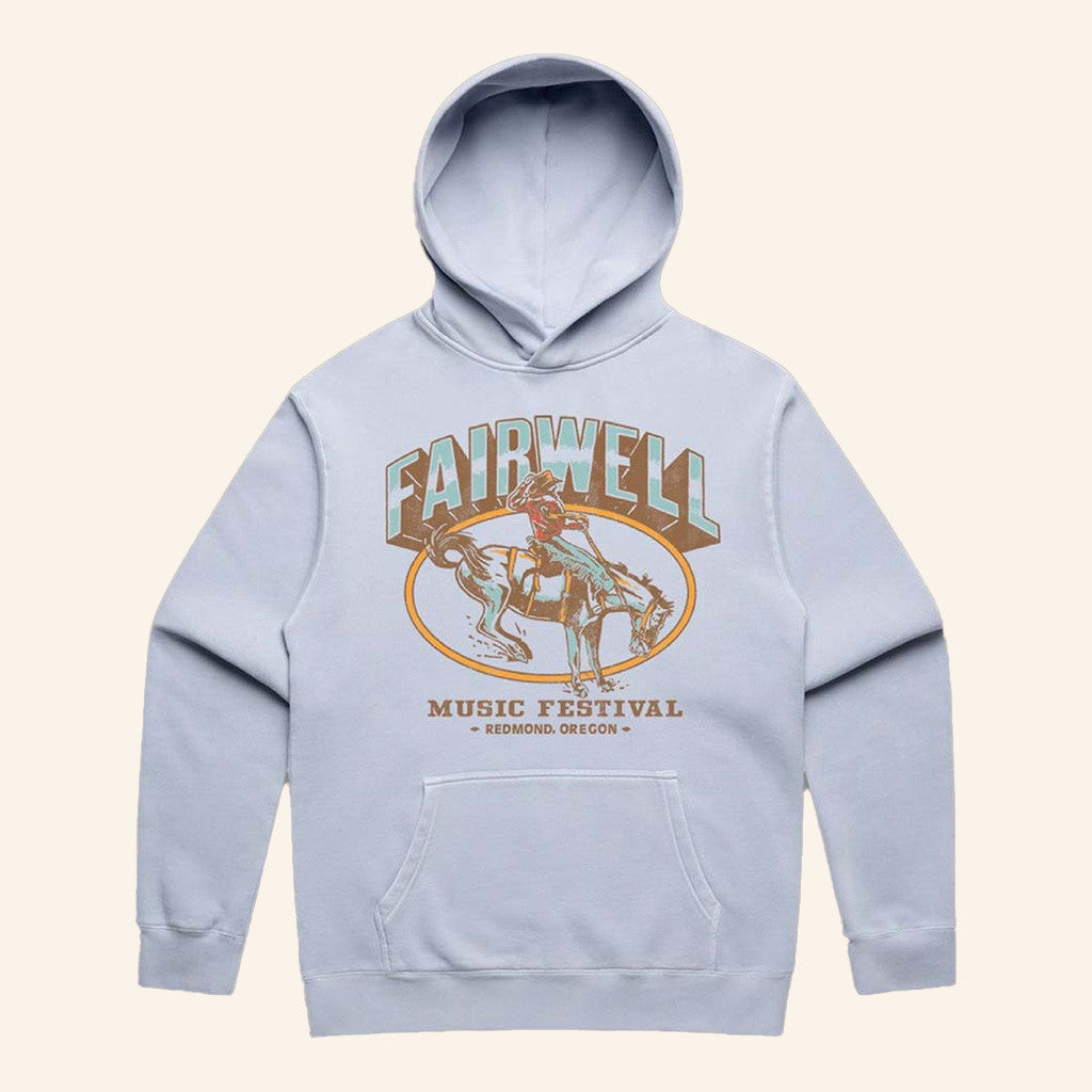 Fairwell Festival Merch 2025 Buckin' Bronco Hoodie Gift Ideas For Dad Fairwell Festival Merch 2025 Buckin' Bronco Hoodie Gift Ideas For Dad
