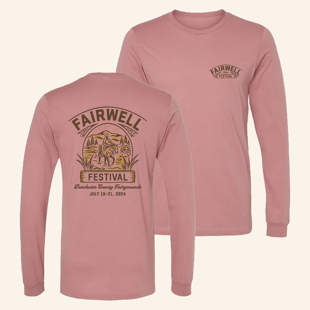 Fairwell Festival Merch Cowboy Long Sleeve T-Shirt Gifts For Him Fairwell Festival Merch Cowboy Long Sleeve T-Shirt Gifts For Him