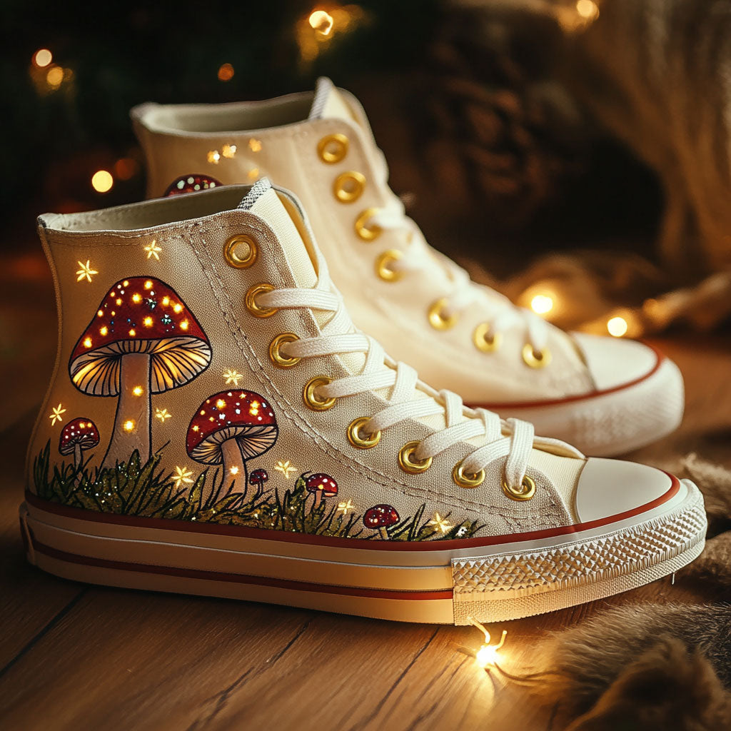 Fairy Glow Canvas High Tops Back To School Merch