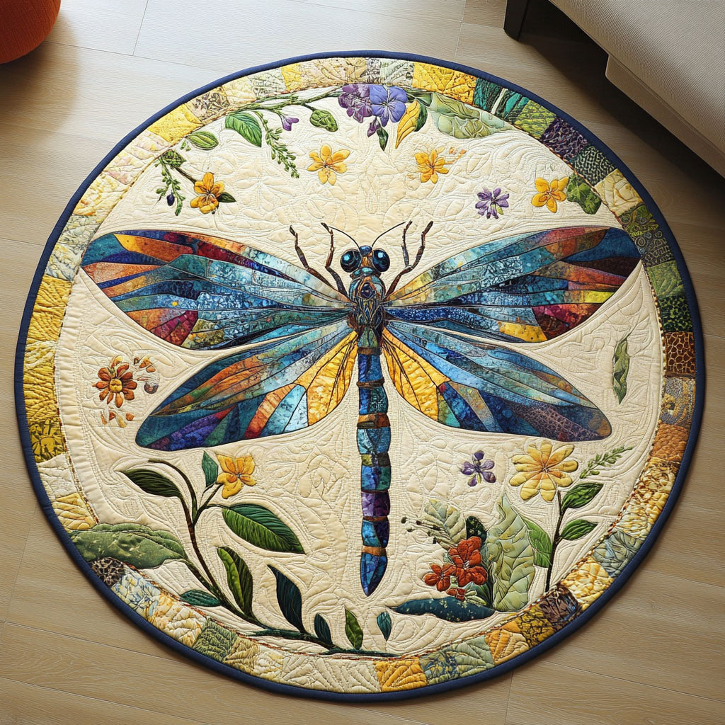 Fairy Wing Quilted Round Mat Front Door Idea Christmas Gifts For A Farmer Dad