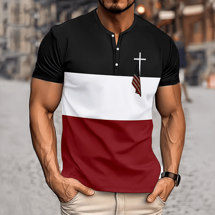 Faith Cross Graphic Button Shirt God Is Good Shirt Good Gift For Christians