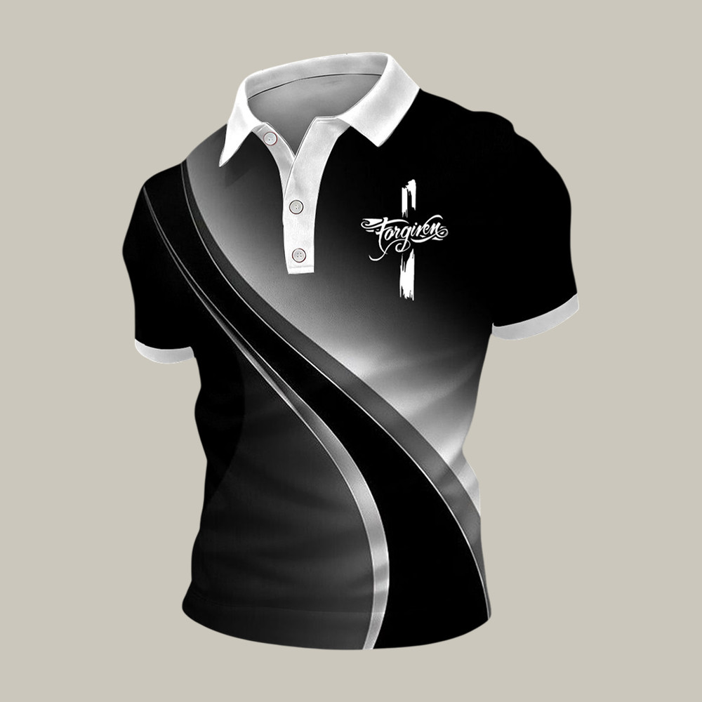 Faith Cross Jesus Polo Shirt God Is Good Shirt Unique Gift For Brother