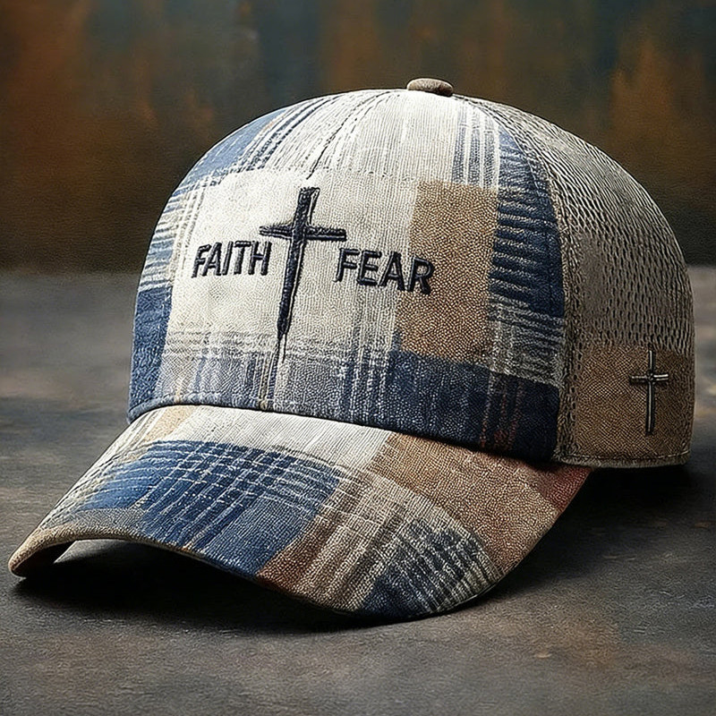 Faith Over Fear Hat Faith In Jesus Baseball Cap Religious Gift For Christians