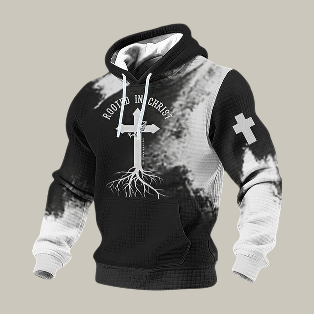 Faith Rooted In Christ Hoodie God Is Good Apparel Christian Gift For Father's Day