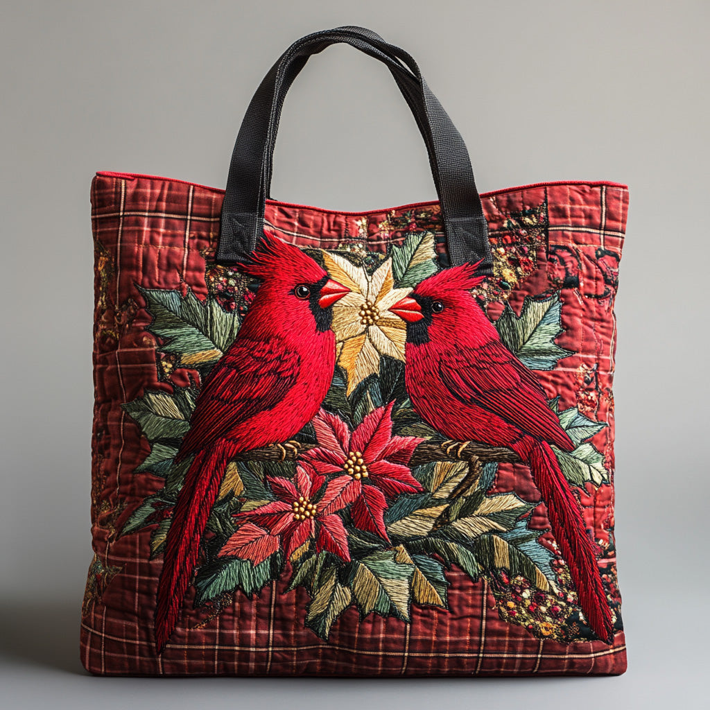 Faithful Cardinal Quilted Tote Bag Cardinal Gifts For Mom