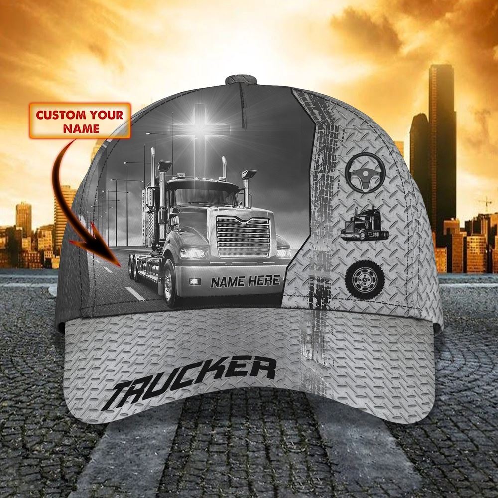 Faithful Trucker Customized Name 3D Cap Farm Cap Farmer Baseball Cap Gift For Farmer