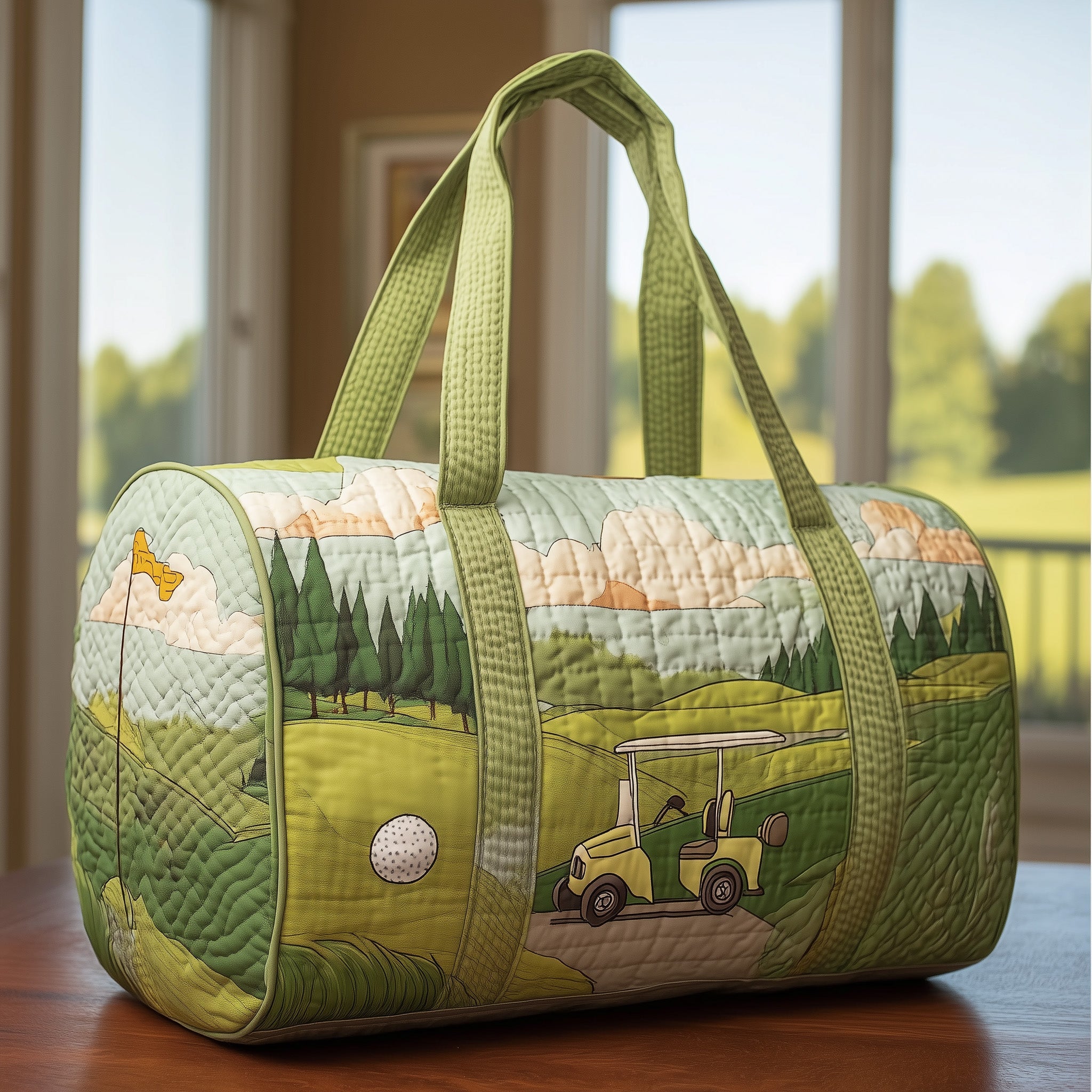 Faiway Dream Quilted Duffle Bag For School And Gym