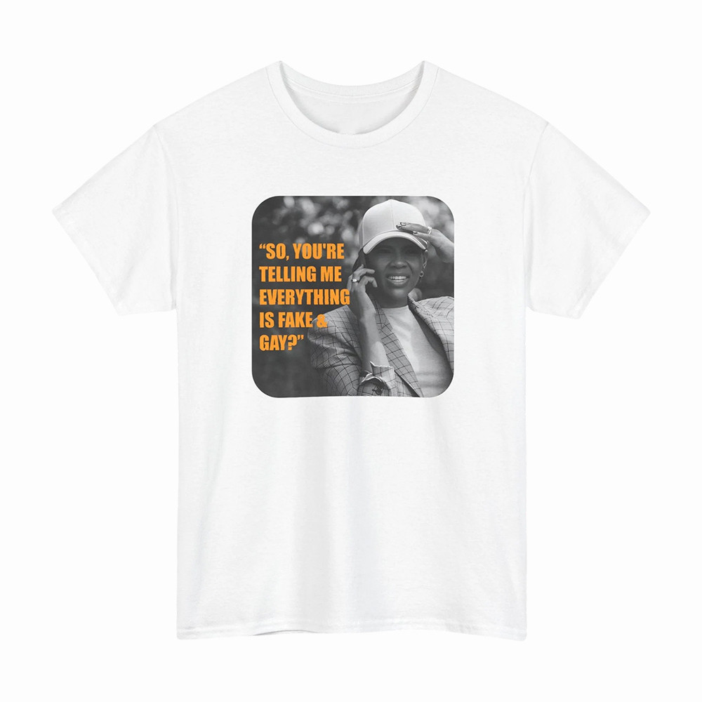 Fake And Gay Candace Owens T-Shirt Political Graphic Tee Candace Owens Fans Gift