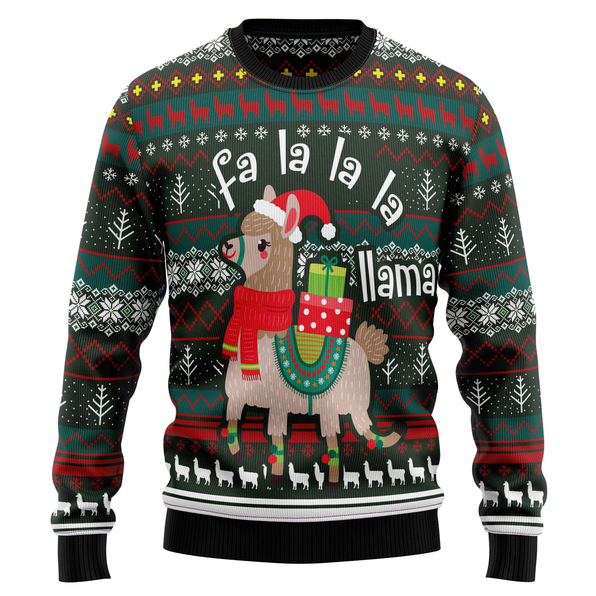FaLaLaLaLlama Ugly Christmas Sweater