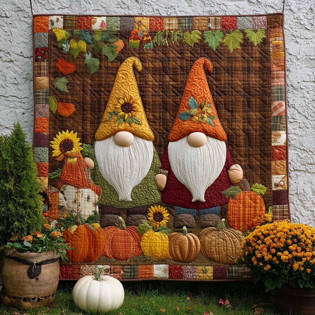 Fall Cheers Quilted Blanket Cute Fall Throw Blankets Best Family Xmas Gifts