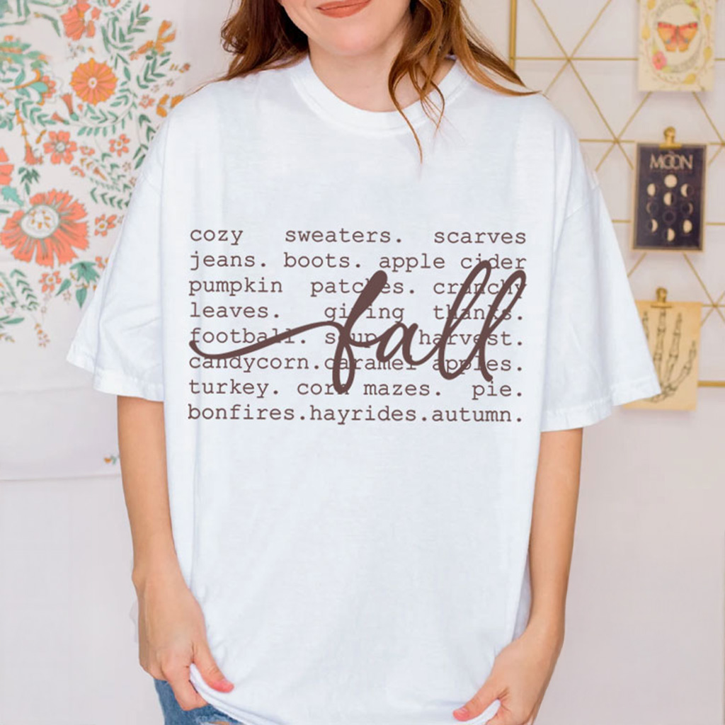 Fall Definition Thanksgiving T-Shirt Gift Ideas For Wife