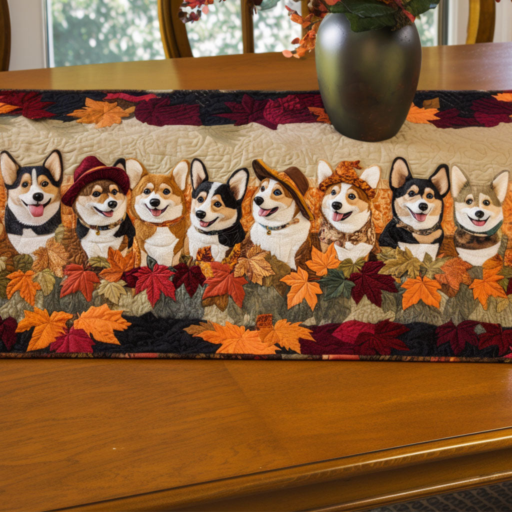 Fall Dressed Pack Quilted Table Runner Autumn Table Runner Best Gifts For Dad