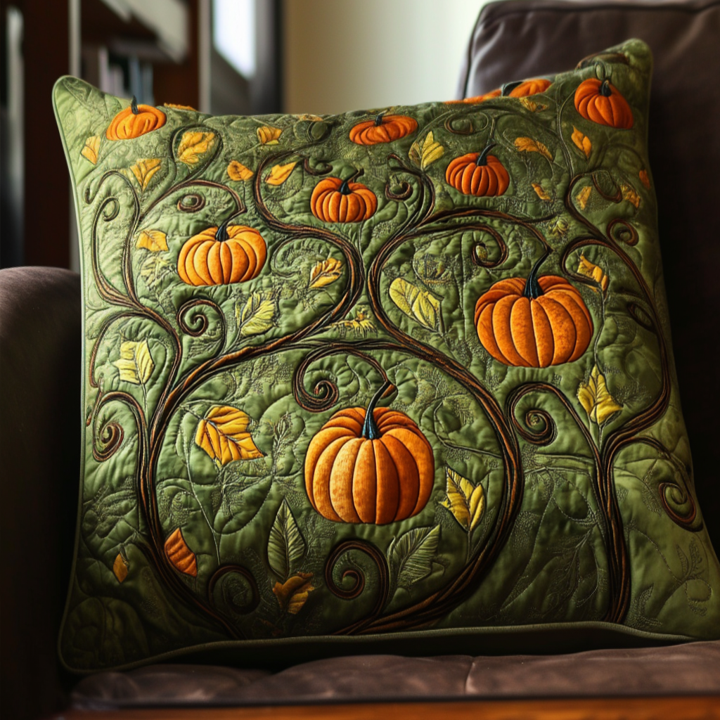 Fall Garden Path Quilted Pillow Case Cute Fall Pillow Covers Gifts For Friends