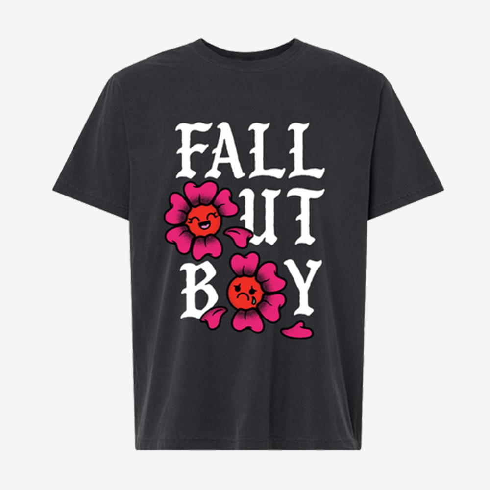 Fall Out Boy Flower T-Shirt Rock Music Band Shirt Fall Out Boy Lover Present