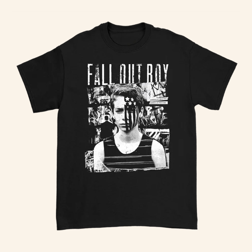 Fall Out Boy Merch American Beauty American Psycho Cover T-Shirt Gifts For Fans Fall Out Boy Merch American Beauty American Psycho Cover T-Shirt Gifts For Fans