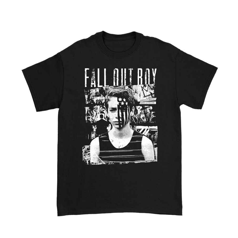 Fall Out Boy Merch American Beauty American Psycho Cover T-Shirt Gifts For Rock Fans