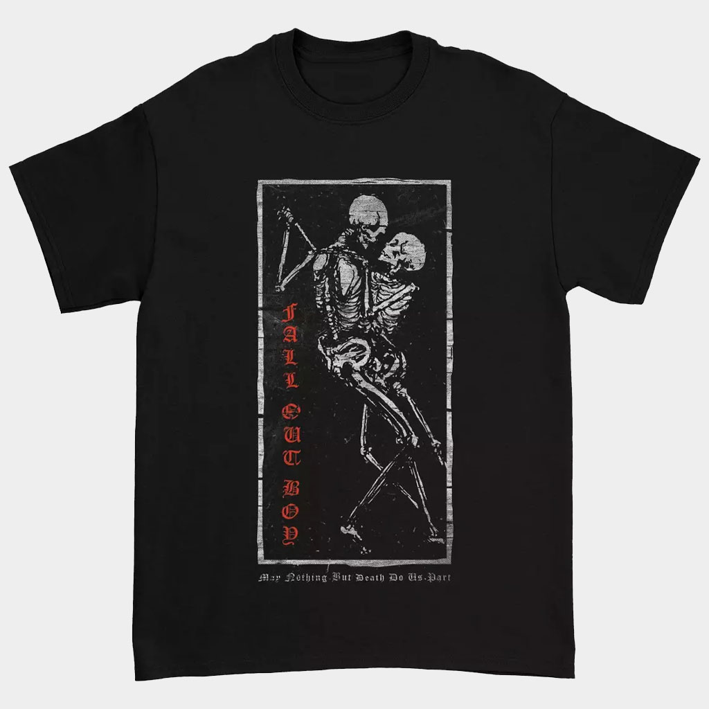 Fall Out Boy Merch Fall Out Boy Dancing Skeletons T-Shirt Best Gifts For Rock Band Fans Fall Out Boy Merch Fall Out Boy Dancing Skeletons T-Shirt Best Gifts For Rock Band Fans
