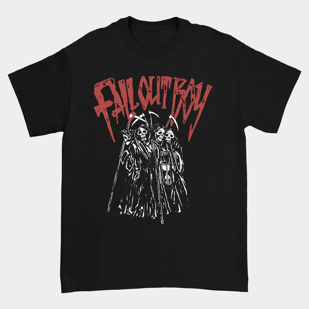 Fall Out Boy Merch Fall Out Boy Grim Reapers T-Shirt Birthday Gift For Him