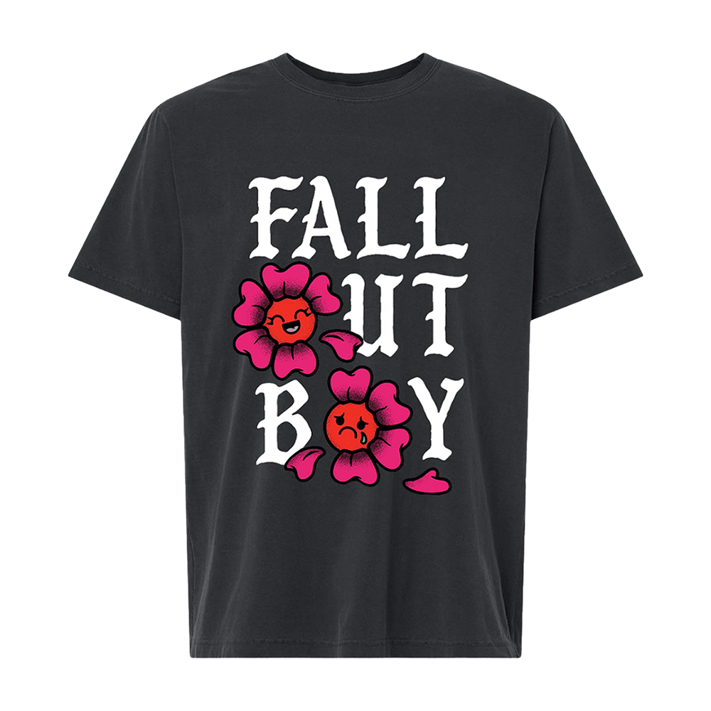 Fall Out Boy Merch Flowers T-Shirt Best Gifts For Rock Music Lovers