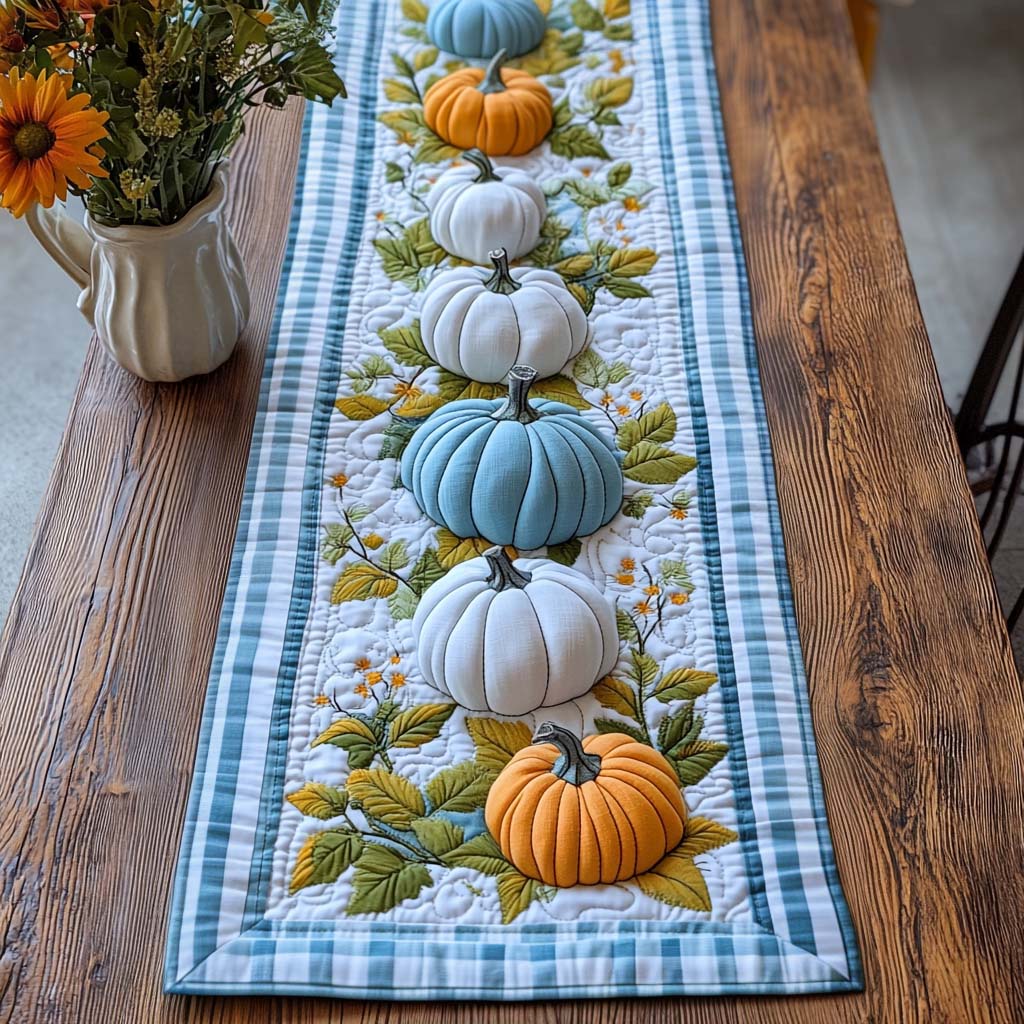 Falling Grace Quilted Table Runner Fall Themed Table Runners Best Friend Presents