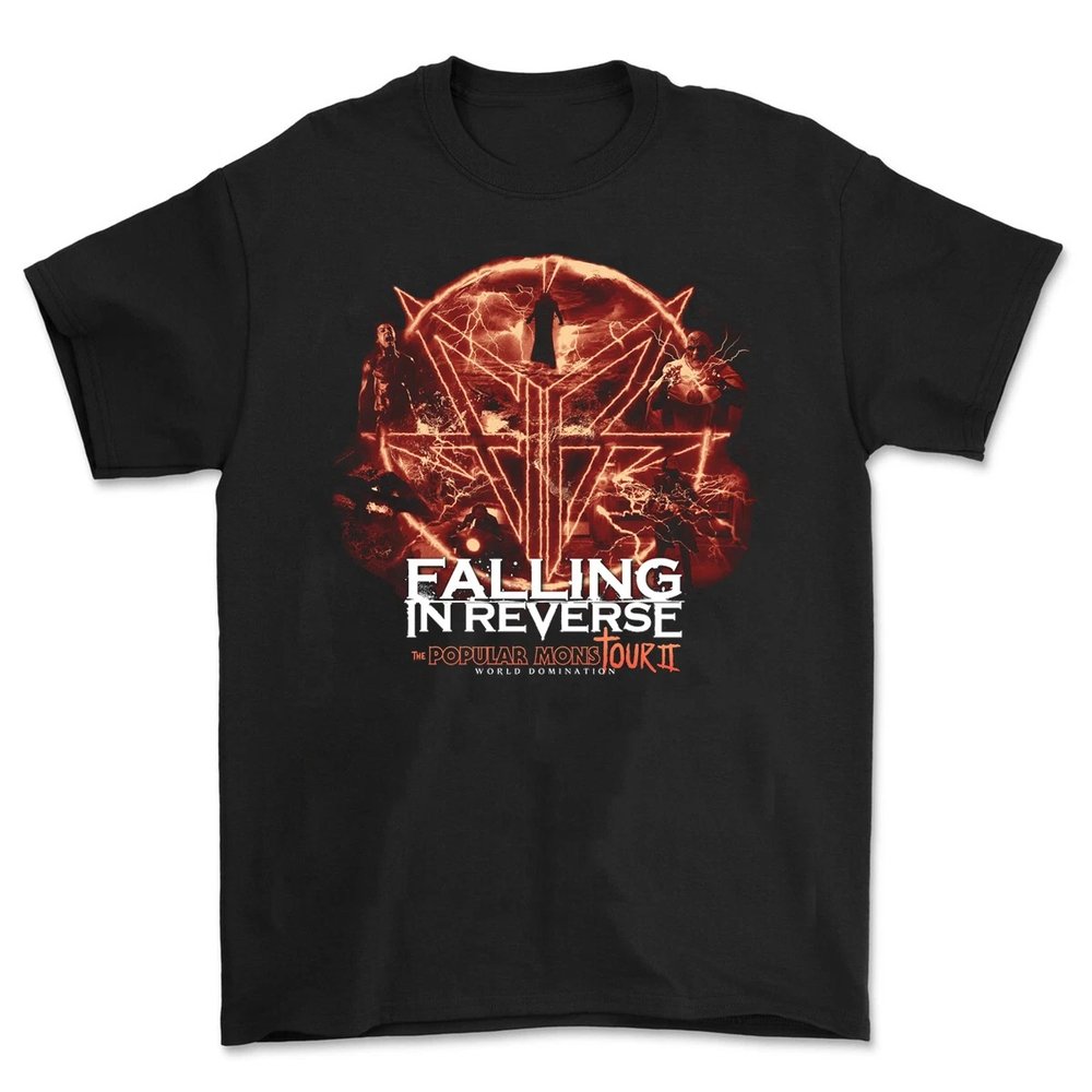 Falling In Reverse Concerts Live Tour 2025 T-Shirt Gifts For Dad