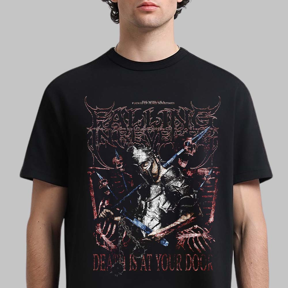 Falling In Reverse Death Is At Your Door What Not Streamathon T-Shirt Falling In Reverse Fan Merch