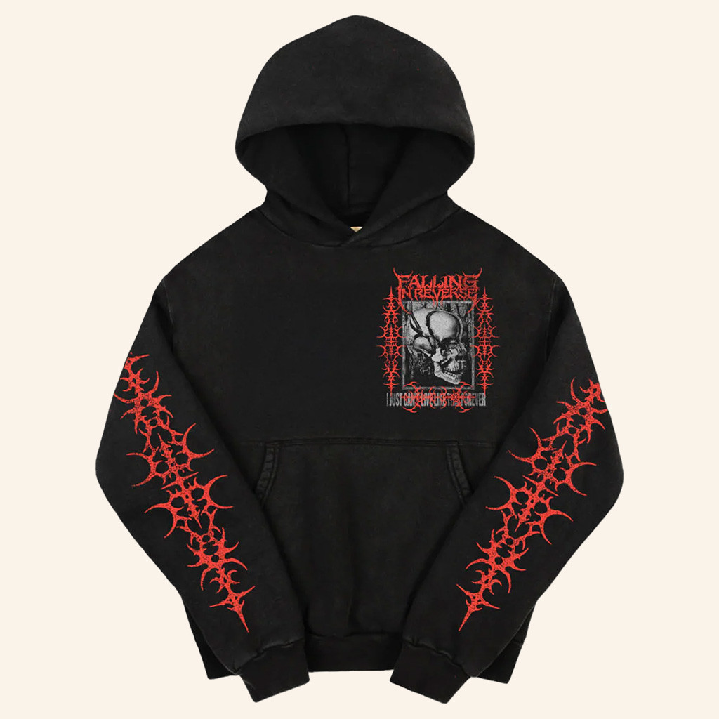 Falling In Reverse Merch Can't Live Like This Hoodie Christmas Gifts For Rock Fans Falling In Reverse Merch Can't Live Like This Hoodie Christmas Gifts For Rock Fans