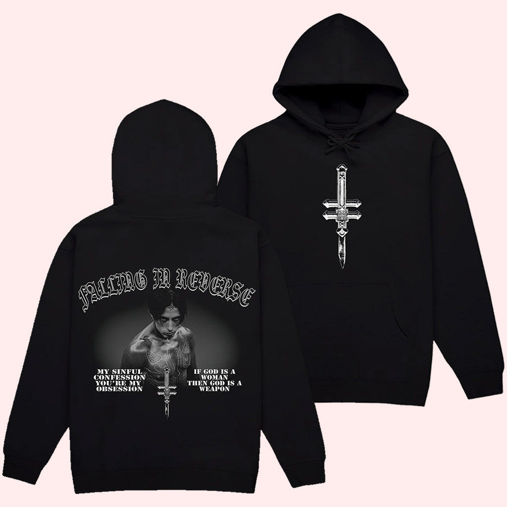 Falling In Reverse Merch Dagger Hoodie Gifts For Husband