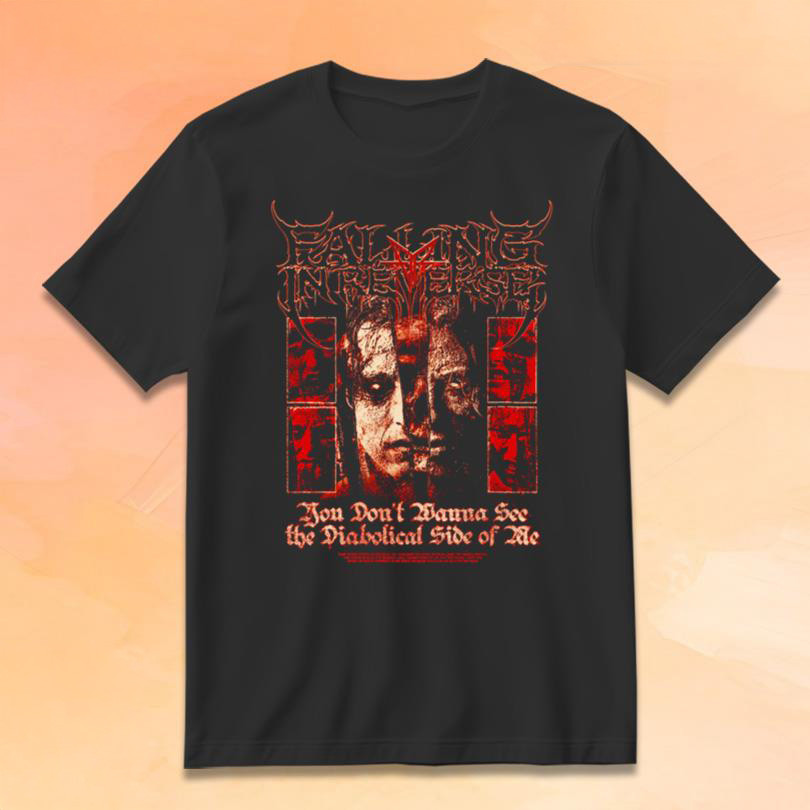 Falling In Reverse Merch Diabolical Black T-Shirt Gift Ideas For Rock Music Lovers