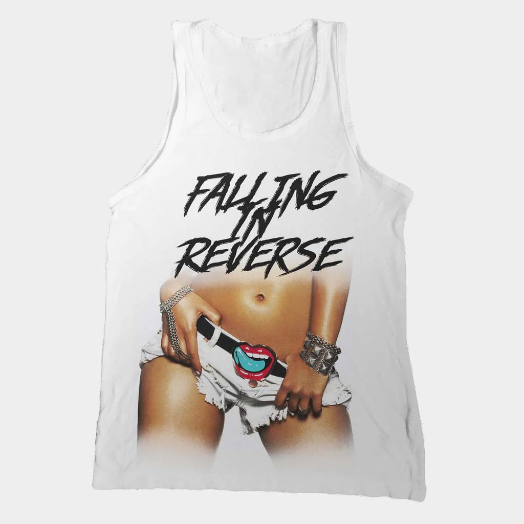 Falling In Reverse Merch Lips Album Cover Tank Top Gifts For Rock Band Lovers