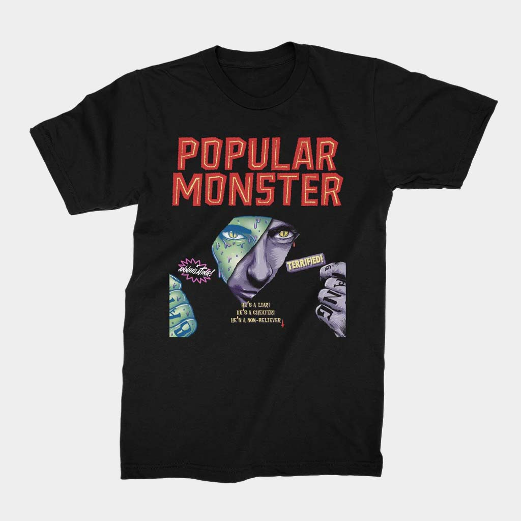 Falling In Reverse Merch Popular Monster T-Shirt Best Gifts For Rock Band Lovers Falling In Reverse Merch Popular Monster T-Shirt Best Gifts For Rock Band Lovers