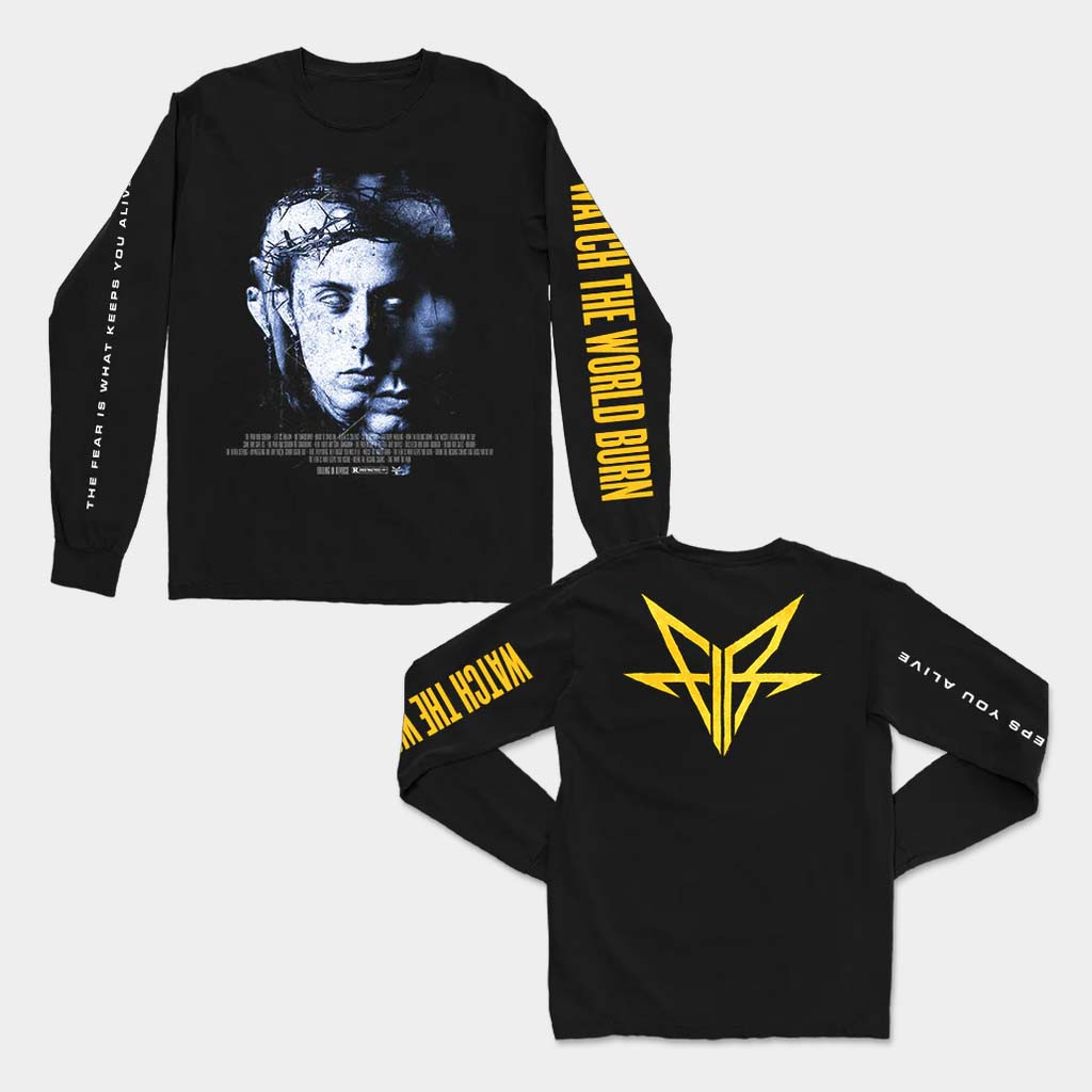 Falling In Reverse Merch Watch The World Burn Long Sleeve T-Shirt Best Gifts For Rock Band Fans Falling In Reverse Merch Watch The World Burn Long Sleeve T-Shirt Best Gifts For Rock Band Fans