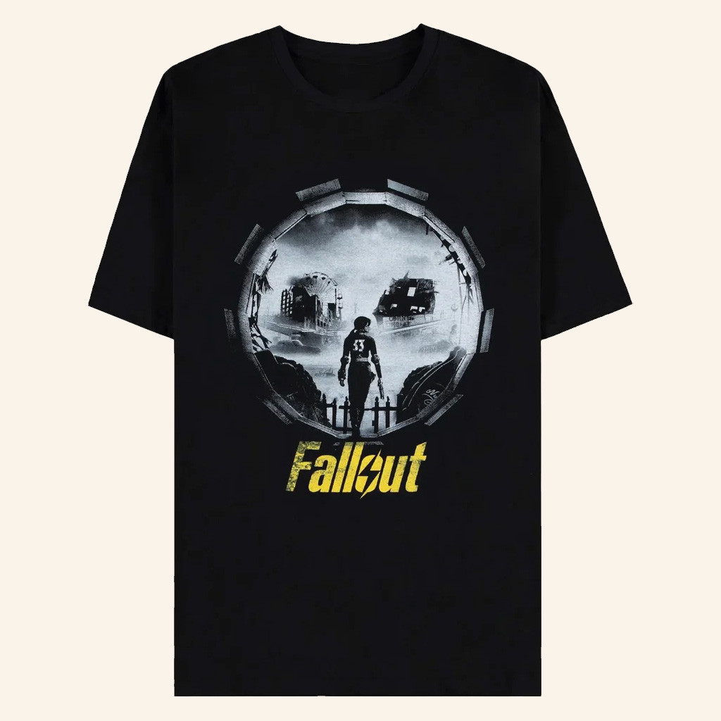 Fallout Merch Into The Wasteland T-Shirt Best Gifts For Video Game Lovers