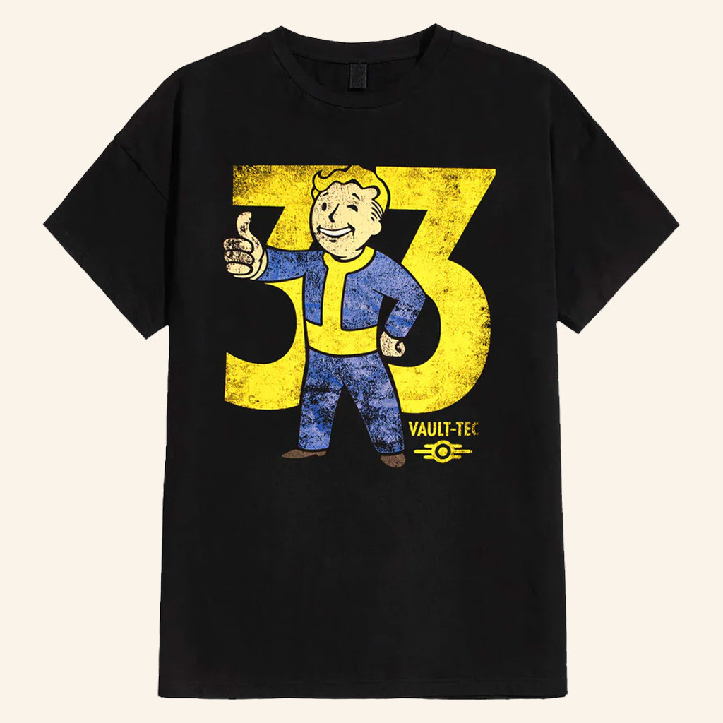 Fallout Merch Vault 33 Rule Of Thumb T-Shirt Best Gift For Game Lovers