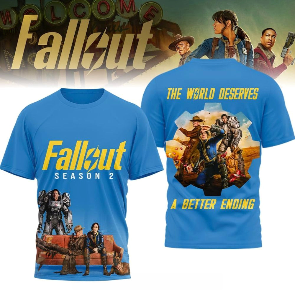 Fallout Season 2 T-Shirt Fan Merch Birthday Gift Ideas For Friends