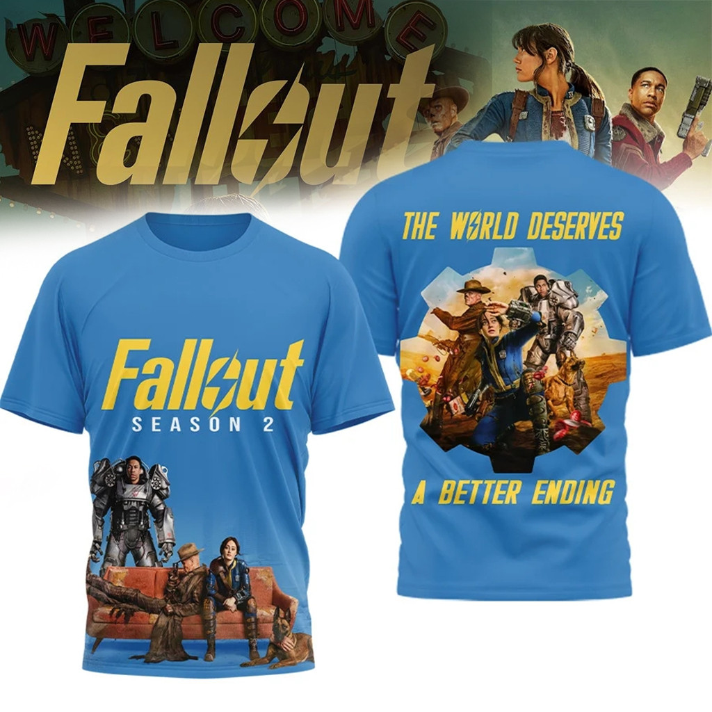 Fallout Season 2 The World Deserves A Better Ending Shirt Fallout Merch Gifts For Fans