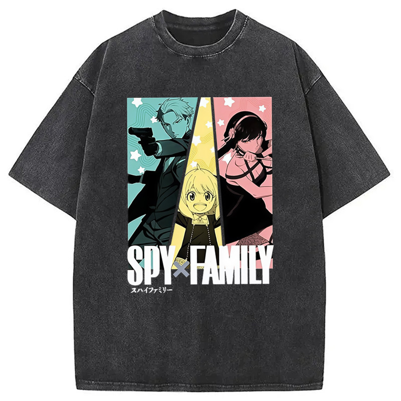 Family Character Washed T-Shirt Everyday Comfort Graphic Shirt Gifts For BFF