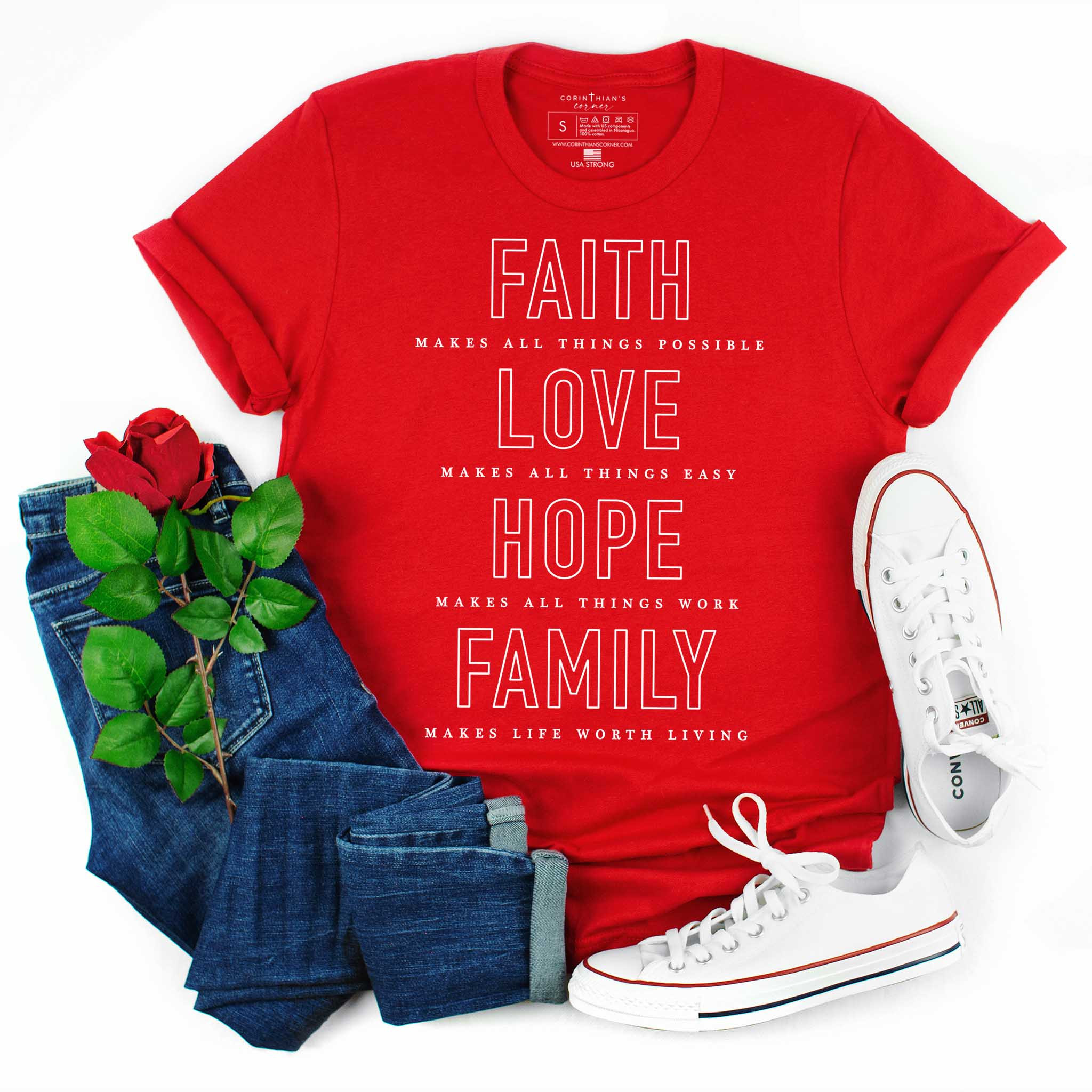 Family Makes Life Worth Living Shirt Christian Gifts For Women