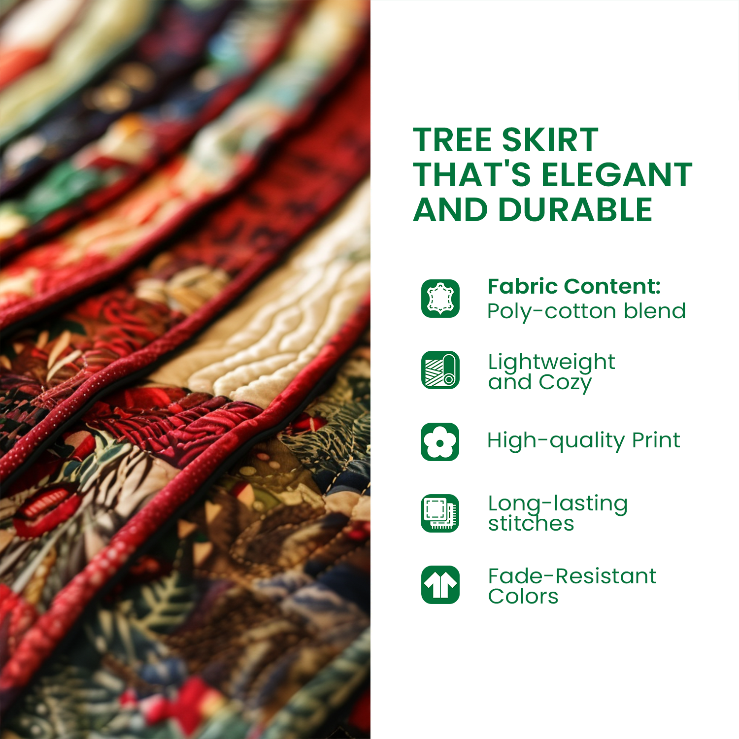 Family Quilted Tree Skirt - Personalized Gift For Family Christmas Quilted Tree Skirt - Unique Funny Christmas Gifts 2025