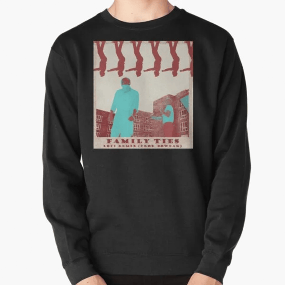 Family Ties Vintage Style Album Cover By Baby Keem And Kendrick Lamar Sweatshirt