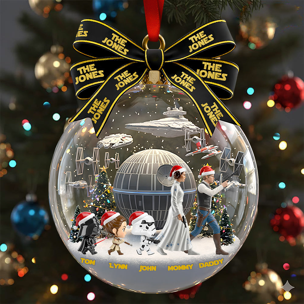 Family Walking Together Christmas Ornament Personalized Gifts For Family - Holiday Season Gift Idea