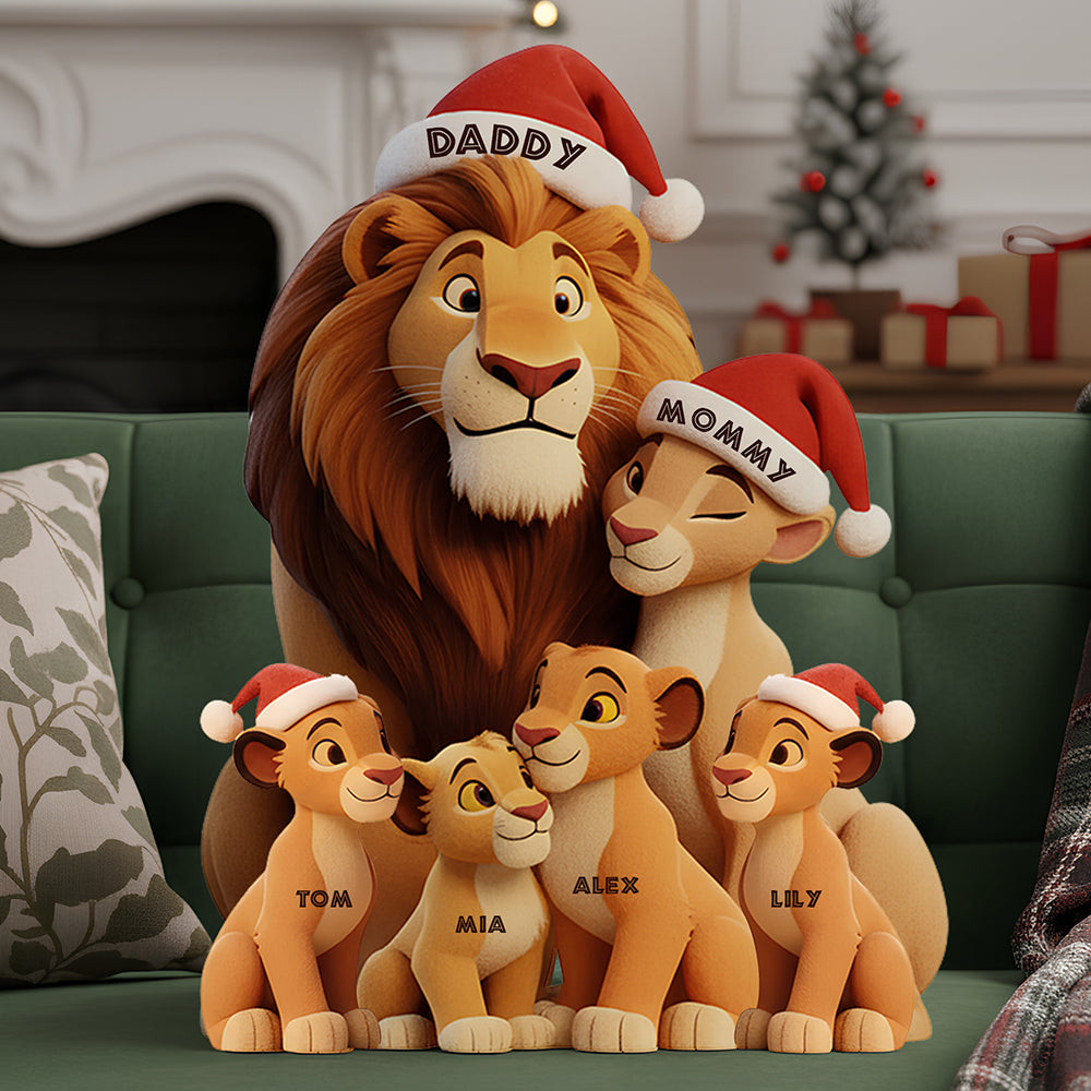 Family Wild Pillow - Personalized Gifts For Family - Funny Gift Ideas For Christmas Party Game