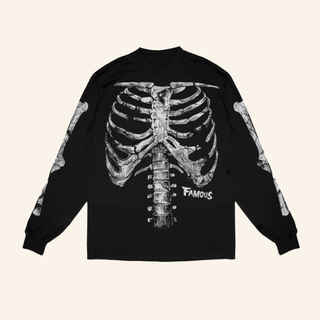 Famous Stars And Straps Merch Busted Ribs Long Sleeve T-Shirt Christmas Gifts For Husband