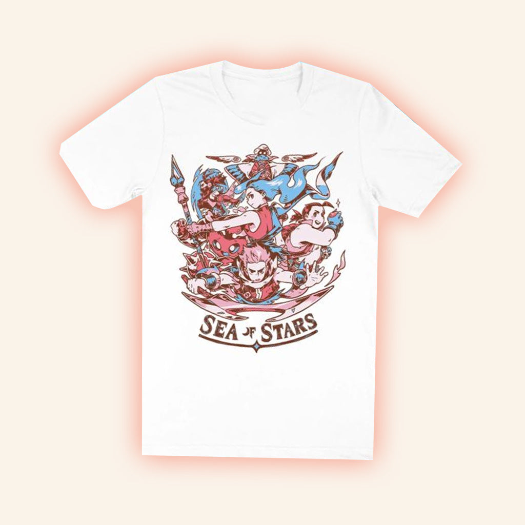 Fan Gamer Merch Sea Of Stars Solstice Warriors Shirt Birthday Present For Husband Fan Gamer Merch Sea Of Stars Solstice Warriors Shirt Birthday Present For Husband